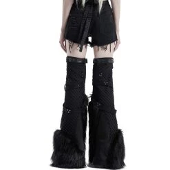 PUNK RAVE Short Gothique 'Cassiopee' Noir -ALCHEMY GOTHIC shop short gothique cassiopee noir 13