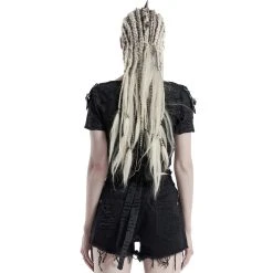 PUNK RAVE Short Gothique 'Cassiopee' Noir -ALCHEMY GOTHIC shop short gothique cassiopee noir 2