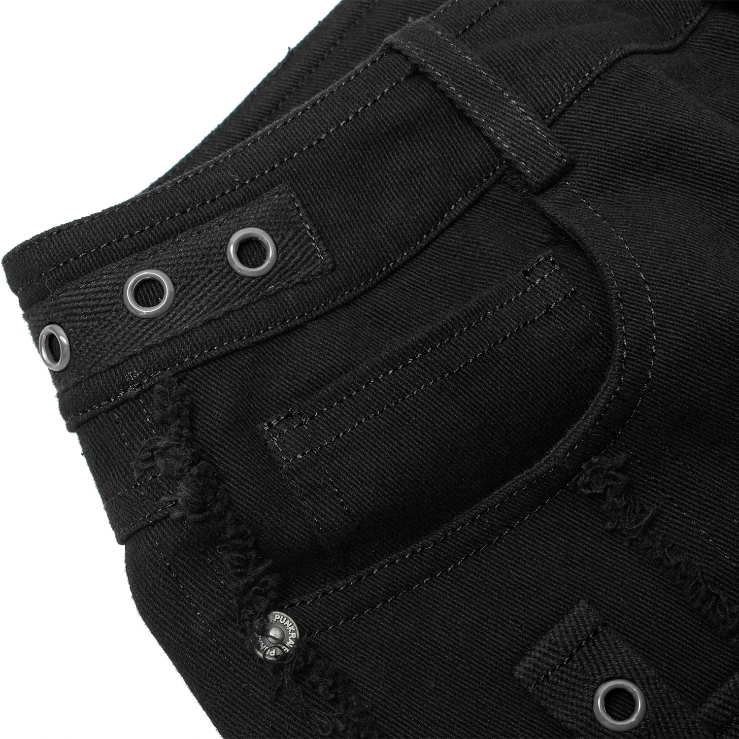 PUNK RAVE Short Gothique 'Ragged' Noir 17 PUNK RAVE Short Gothique 'Ragged' Noir – Image 15