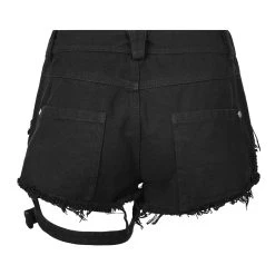 PUNK RAVE Short Gothique 'Tank Girl' Noir -ALCHEMY GOTHIC shop short gothique tank girl noir 6