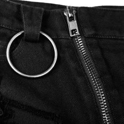 PUNK RAVE Short Gothique 'Tank Girl' Noir -ALCHEMY GOTHIC shop short gothique tank girl noir 8