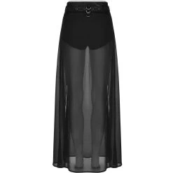 PUNK RAVE Short-Jupe 'Mortifera' Noire -ALCHEMY GOTHIC shop short jupe mortifera noire 7