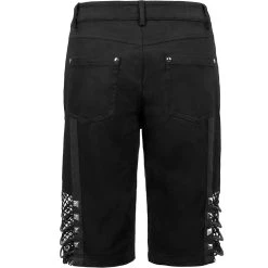 DEVIL FASHION Short Pour Hommes 'Bommot' Noir -ALCHEMY GOTHIC shop short pour hommes bommot noir 14