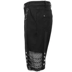 DEVIL FASHION Short Pour Hommes 'Bommot' Noir -ALCHEMY GOTHIC shop short pour hommes bommot noir 15