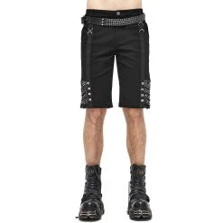 DEVIL FASHION Short Pour Hommes 'Bommot' Noir -ALCHEMY GOTHIC shop short pour hommes bommot noir 7