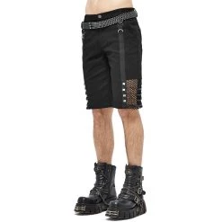 DEVIL FASHION Short Pour Hommes 'Bommot' Noir -ALCHEMY GOTHIC shop short pour hommes bommot noir 9
