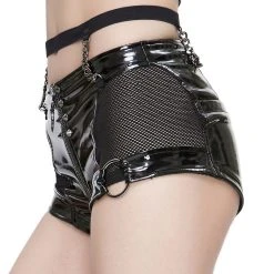 DEVIL FASHION Short Sexy 'Fetishista' En Simili Cuir Noir 32 DEVIL FASHION Short Sexy 'Fetishista' En Simili Cuir Noir -ALCHEMY GOTHIC shop short sexy fetishista en simili cuir noir 10