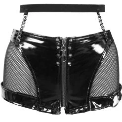 DEVIL FASHION Short Sexy 'Fetishista' En Simili Cuir Noir 33 DEVIL FASHION Short Sexy 'Fetishista' En Simili Cuir Noir -ALCHEMY GOTHIC shop short sexy fetishista en simili cuir noir 11