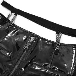DEVIL FASHION Short Sexy 'Fetishista' En Simili Cuir Noir 39 DEVIL FASHION Short Sexy 'Fetishista' En Simili Cuir Noir -ALCHEMY GOTHIC shop short sexy fetishista en simili cuir noir 17