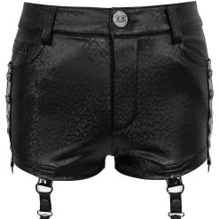 DEVIL FASHION Short Sexy 'Pentagram' En Simili Cuir Noir -ALCHEMY GOTHIC shop short sexy pentagram en simili cuir noir 14