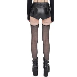 DEVIL FASHION Short Sexy 'Pentagram' En Simili Cuir Noir -ALCHEMY GOTHIC shop short sexy pentagram en simili cuir noir 8
