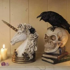 The Vault By Alchemy Statuette 'Poe's Raven' -ALCHEMY GOTHIC shop statuette poe s raven 1 4