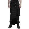 PUNK RAVE Surjupe Pour Hommes 'Nomads Tribe' Noire