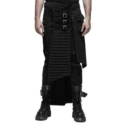 PUNK RAVE Surjupe Pour Hommes 'Nomads Tribe' Noire