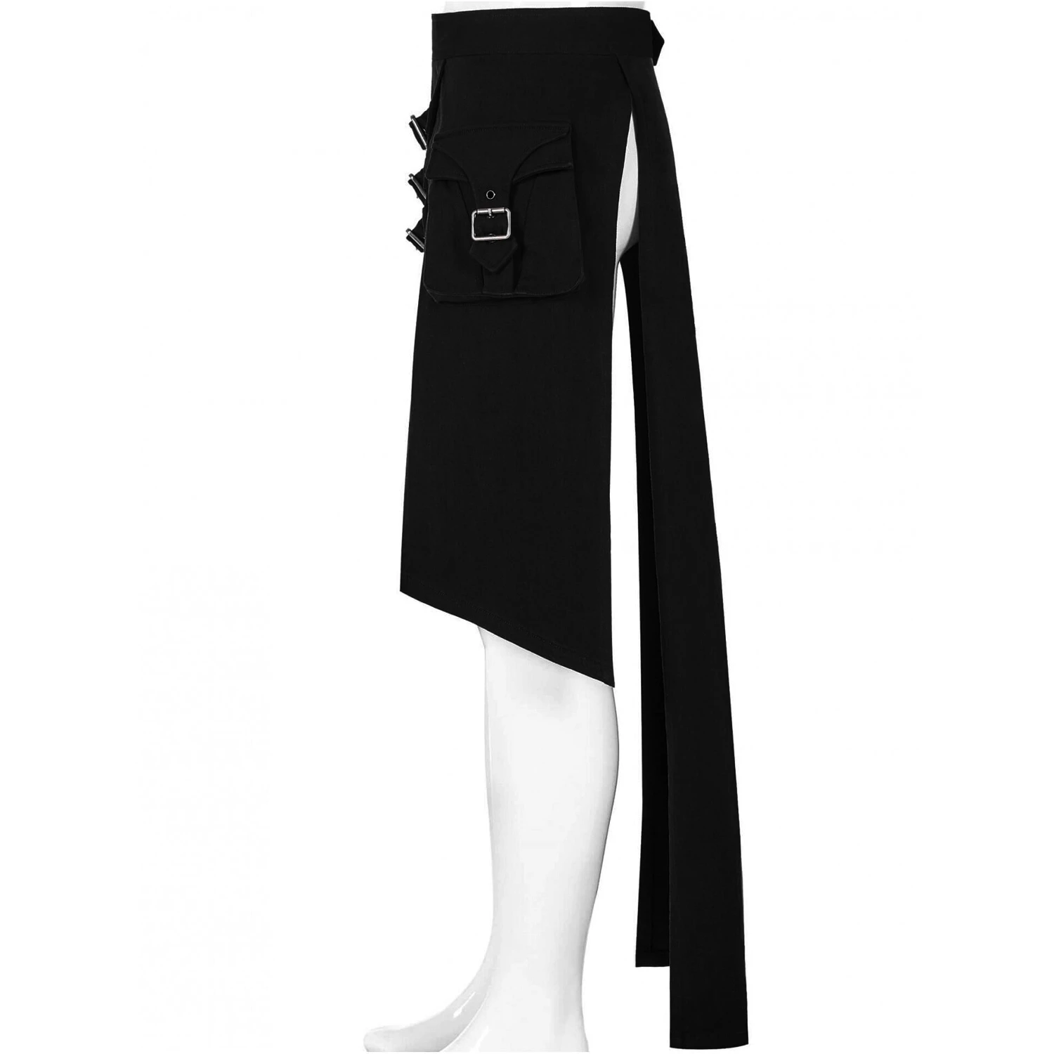 PUNK RAVE Surjupe Pour Hommes 'Nomads Tribe' Noire 10 PUNK RAVE Surjupe Pour Hommes 'Nomads Tribe' Noire – Image 8