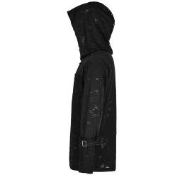 PUNK RAVE Sweat à Capuche 'Cynfael' Noir -ALCHEMY GOTHIC shop sweat a capuche cynfael noir 11