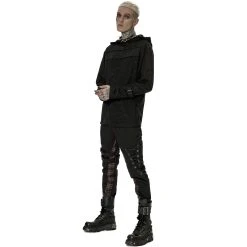 PUNK RAVE Sweat à Capuche 'Cynfael' Noir -ALCHEMY GOTHIC shop sweat a capuche cynfael noir 7