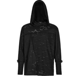 PUNK RAVE Sweat à Capuche 'Cynfael' Noir -ALCHEMY GOTHIC shop sweat a capuche cynfael noir 9