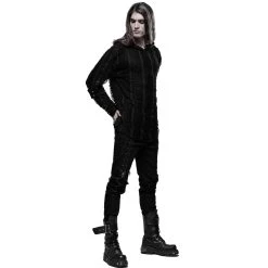 PUNK RAVE Sweat à Capuche Gothique 'Zephyr' Noir -ALCHEMY GOTHIC shop sweat a capuche gothique zephyr noir 13