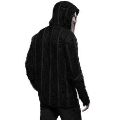 PUNK RAVE Sweat à Capuche Gothique 'Zephyr' Noir -ALCHEMY GOTHIC shop sweat a capuche gothique zephyr noir 2