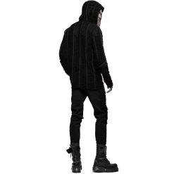 PUNK RAVE Sweat à Capuche Gothique 'Zephyr' Noir -ALCHEMY GOTHIC shop sweat a capuche gothique zephyr noir 8