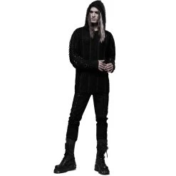 PUNK RAVE Sweat à Capuche Gothique 'Zephyr' Noir -ALCHEMY GOTHIC shop sweat a capuche gothique zephyr noir 9