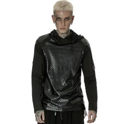 PUNK RAVE Sweat à Capuche 'Lycidas' Noir -ALCHEMY GOTHIC shop sweat a capuche lycidas noir 3
