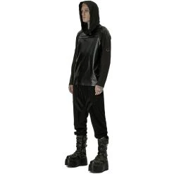 PUNK RAVE Sweat à Capuche 'Lycidas' Noir -ALCHEMY GOTHIC shop sweat a capuche lycidas noir 4