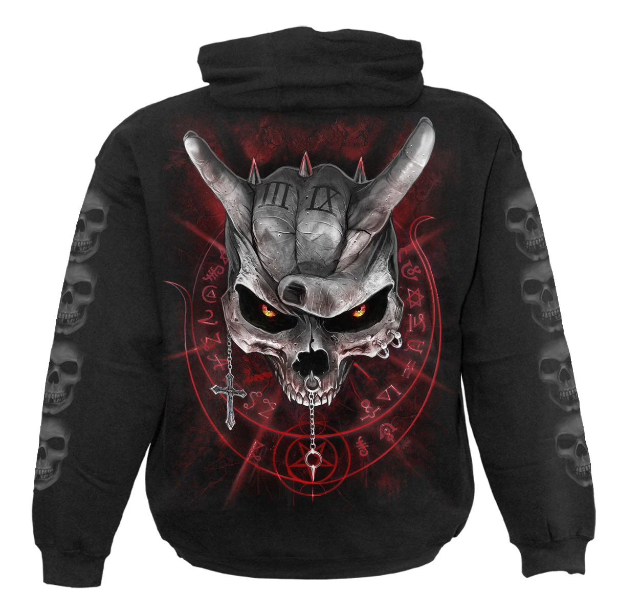 Spiral Direct Sweat à Capuche Pour Enfants 'Never Too Loud' Noir 4 Spiral Direct Sweat à Capuche Pour Enfants 'Never Too Loud' Noir – Image 2