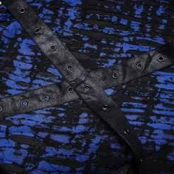 PUNK RAVE Sweat 'Neobus' Noir Et Bleu -ALCHEMY GOTHIC shop sweat neobus noir et bleu 15