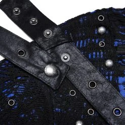 PUNK RAVE Sweat 'Neobus' Noir Et Bleu -ALCHEMY GOTHIC shop sweat neobus noir et bleu 16