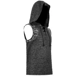 DEVIL FASHION T-Shirt à Capuche 'Haboolm' Noir -ALCHEMY GOTHIC shop t shirt a capuche haboolm noir 11