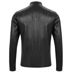 DEVIL FASHION T-Shirt à Manches Longues 'Cyber Punk' Noir Brillant -ALCHEMY GOTHIC shop t shirt a manches longues cyber punk noir brillant 10