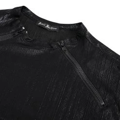 DEVIL FASHION T-Shirt à Manches Longues 'Cyber Punk' Noir Brillant -ALCHEMY GOTHIC shop t shirt a manches longues cyber punk noir brillant 12