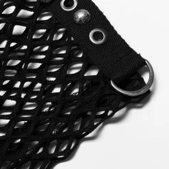 PUNK RAVE T-Shirt 'Broken Holes' Noir -ALCHEMY GOTHIC shop t shirt broken holes noir 12