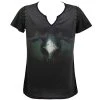 PUNK RAVE T-Shirt 'Evil Skull' Noir Et Vert -ALCHEMY GOTHIC shop t shirt evil skull noir et vert