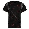 PUNK RAVE T-Shirt 'Millennium Posse' Noir Et Rouge -ALCHEMY GOTHIC shop t shirt millennium posse noir et rouge