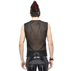 DEVIL FASHION T-Shirt Sans Manches 'Patchwork' Pour Hommes 21 DEVIL FASHION T-Shirt Sans Manches 'Patchwork' Pour Hommes -ALCHEMY GOTHIC shop t shirt sans manches patchwork pour hommes 2