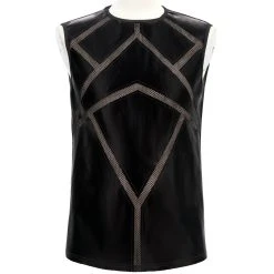 DEVIL FASHION T-Shirt Sans Manches 'Patchwork' Pour Hommes 28 DEVIL FASHION T-Shirt Sans Manches 'Patchwork' Pour Hommes -ALCHEMY GOTHIC shop t shirt sans manches patchwork pour hommes 9