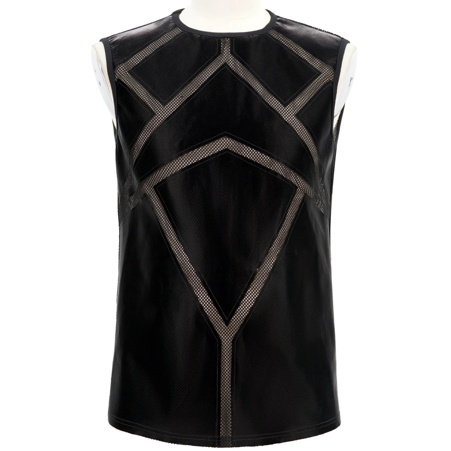 DEVIL FASHION T-Shirt Sans Manches 'Patchwork' Pour Hommes 12 DEVIL FASHION T-Shirt Sans Manches 'Patchwork' Pour Hommes – Image 10