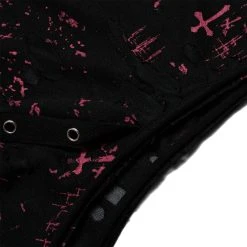 PUNK RAVE T-Shirt Sans Manches 'Printing Punk' Noir Et Rouge -ALCHEMY GOTHIC shop t shirt sans manches printing punk noir et rouge 11