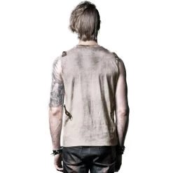 PUNK RAVE T-Shirt Steampunk 'Lazarus' Beige -ALCHEMY GOTHIC shop t shirt steampunk lazarus beige 2