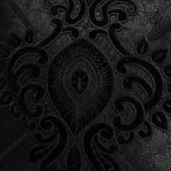 PUNK RAVE Taie D'Oreiller Décorative 'Gothic Cozy' Noire -ALCHEMY GOTHIC shop taie d oreiller decorative gothic cozy noire 5