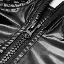 PUNK RAVE Top à Bretelles 'Toxic' En Vinyle Noir -ALCHEMY GOTHIC shop top a bretelles toxic en vinyle noir 11