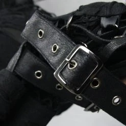 DEVIL FASHION Top à Capuche 'Gothic Damage' Noir -ALCHEMY GOTHIC shop top a capuche gothic damage noir 13