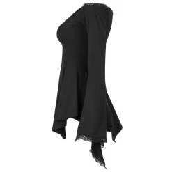 PUNK RAVE Top à Manches Longues 'Coffin' Noir -ALCHEMY GOTHIC shop top a manches longues coffin noir 7