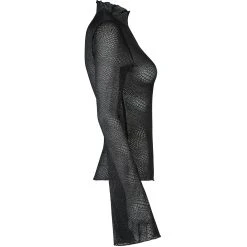 PUNK RAVE Top à Manches Longues 'Double Je' Noir 18 PUNK RAVE Top à Manches Longues 'Double Je' Noir -ALCHEMY GOTHIC shop top a manches longues double je noir 7