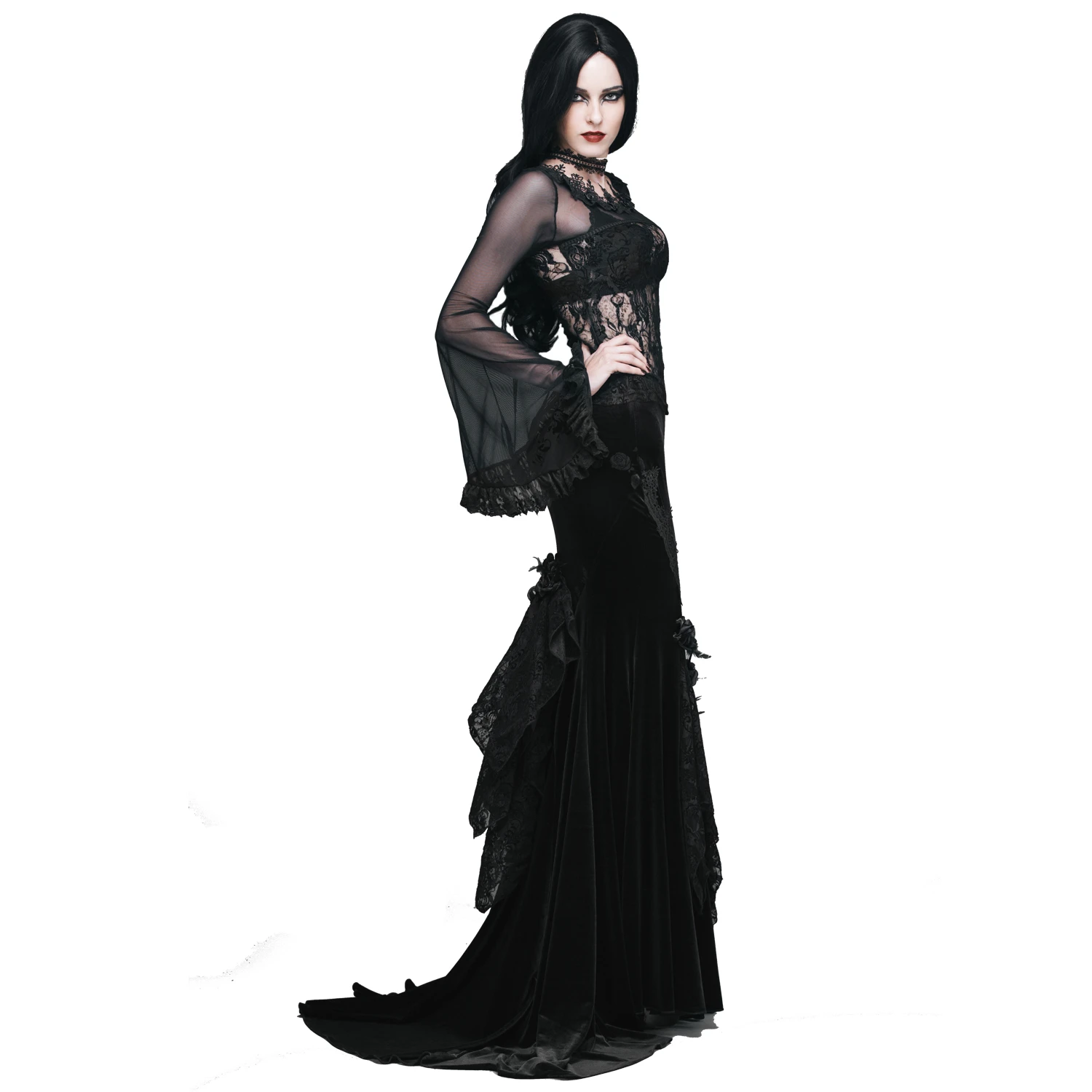 Eva Lady Top à Manches Longues 'Femme Fatale' Noir 6 Eva Lady Top à Manches Longues 'Femme Fatale' Noir – Image 4