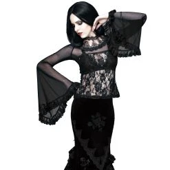 Eva Lady Top à Manches Longues 'Femme Fatale' Noir 18 Eva Lady Top à Manches Longues 'Femme Fatale' Noir -ALCHEMY GOTHIC shop top a manches longues femme fatale noir 4