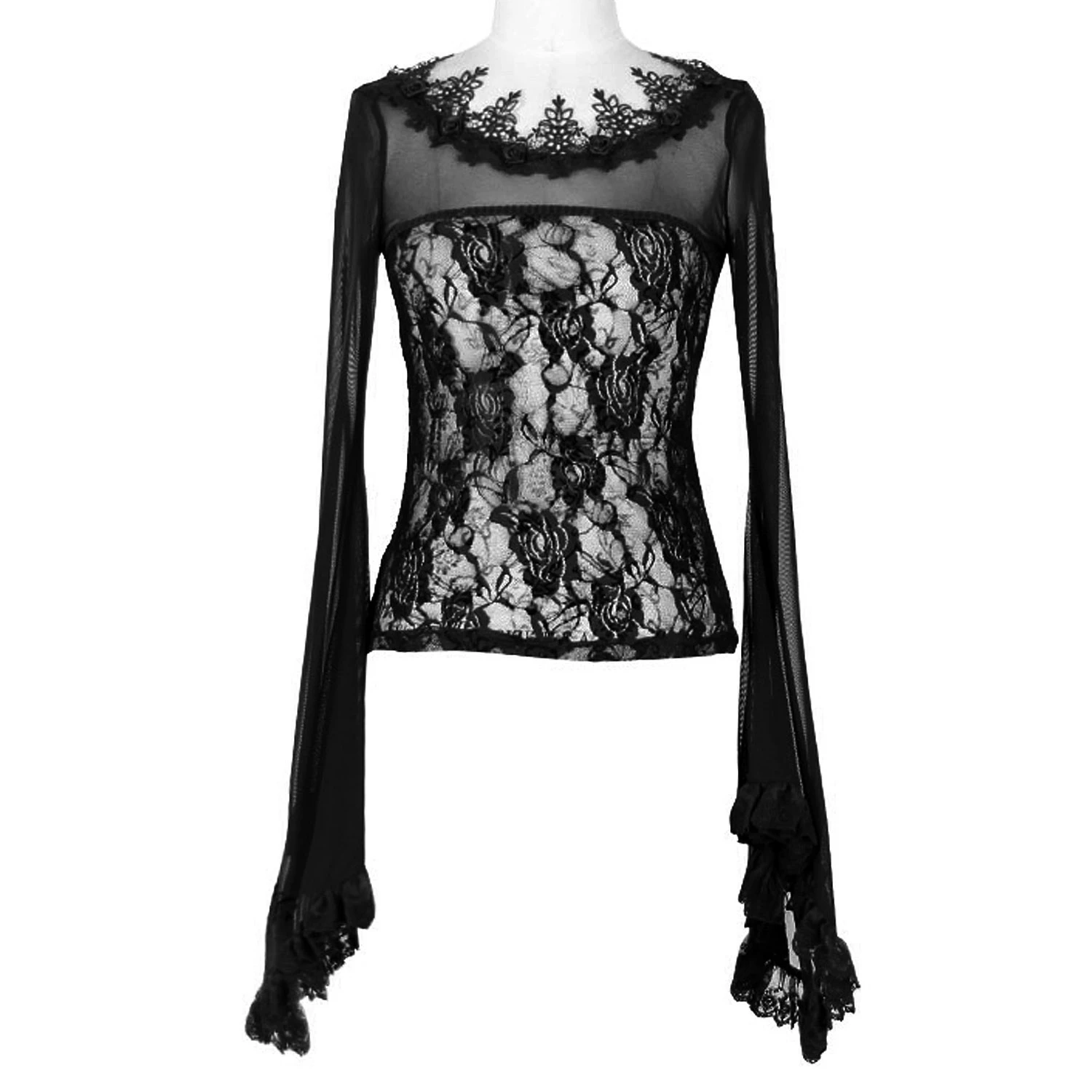 Eva Lady Top à Manches Longues 'Femme Fatale' Noir 9 Eva Lady Top à Manches Longues 'Femme Fatale' Noir – Image 7